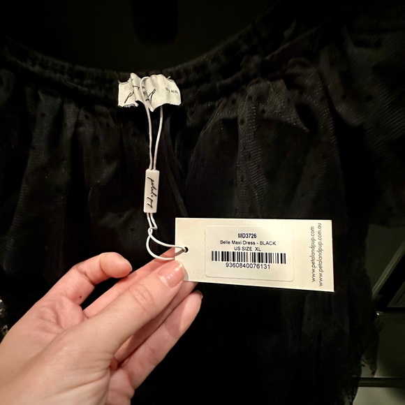 NWT PETAL & PUP BLACK MAXI🖤 - Picture 6 of 7